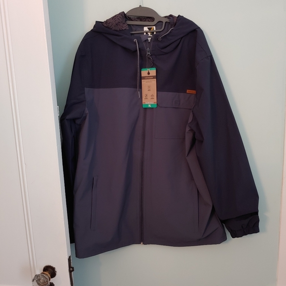 Voyager Jackets & Coats Nwt Voyager Mens Zip Up Windbreaker In Two